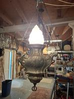 Antieke Tinnen Godslamp, Antiek en Kunst, Antiek | Lampen, Ophalen of Verzenden