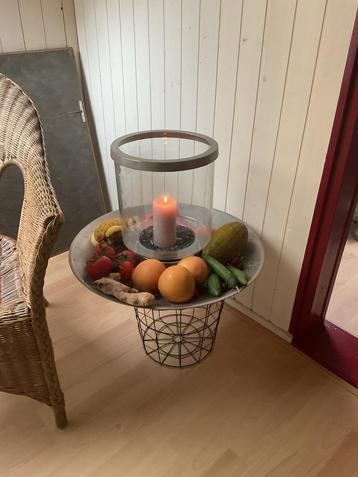 Multifunctioneel Windlicht/Fruitschaal/Kerstdecoratie beschikbaar voor biedingen