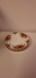 Royal albert old country roses 5x gebaks bordjes, Antiek en Kunst, Antiek | Servies los, Ophalen of Verzenden