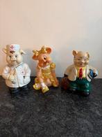 Leuke spaarpot varkens, Tuin en Terras, Tuinbeelden, Ophalen of Verzenden, Gebruikt, Kunststof, Dierenbeeld