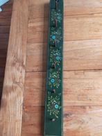 Houten Wandhouder  Hindelooper volks schilderkunst., Ophalen of Verzenden