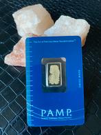 Pamp Suisse goudbaar 2,5 gr., Postzegels en Munten, Edelmetalen en Baren, Verzenden, Goud
