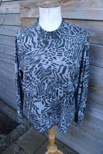 Tuniek grijs/ zwart Geisha mt 2XL/44 Vaste prijs beschikbaar voor biedingen