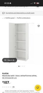 Nieuwe witte kast, Kunststof, Nieuw, 150 tot 200 cm, 25 tot 50 cm