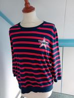 Maat m.Tommy hilfger  shirt met 3 kwarts mouwen., Ophalen of Verzenden, Zo goed als nieuw, Blauw
