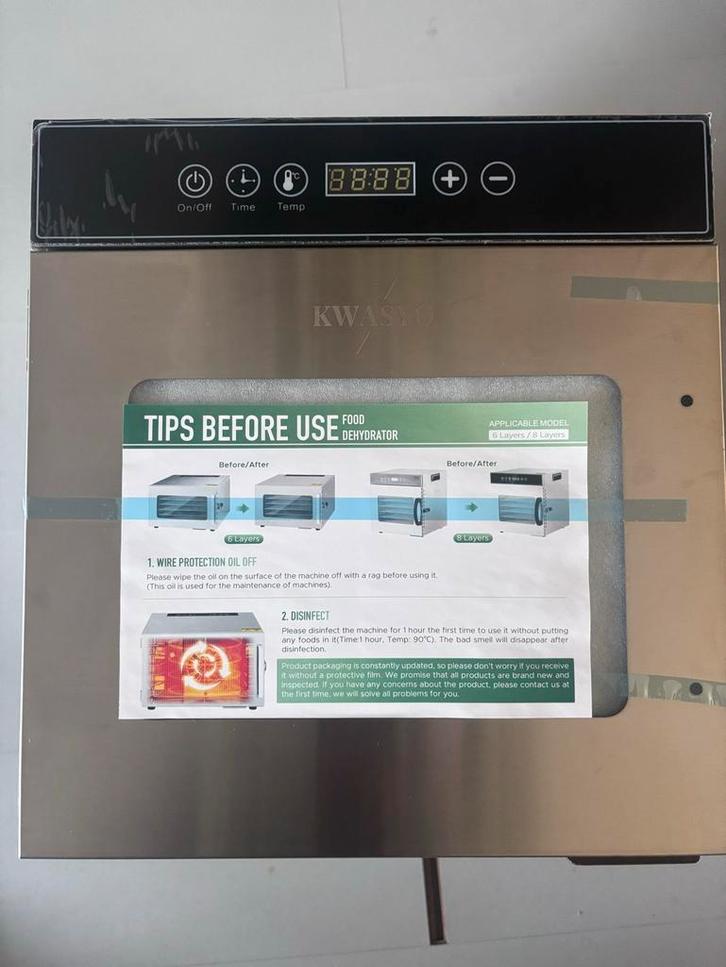 Droogoven voor fruit en groente - Nieuw in doos!, Huis en Inrichting, Keuken | Keukenbenodigdheden, Nieuw, Ophalen of Verzenden