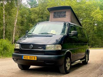 Mooie VW Transporter T4 buscamper, airco, zonnepaneel, 2002 beschikbaar voor biedingen