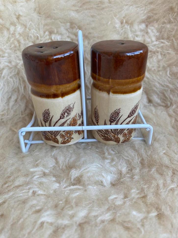 Vintage Royal Worcester peper en zout stel/vaatjes, Verzamelen, Retro, Huis en Inrichting, Ophalen of Verzenden