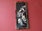 Vintage Chinees wandpaneel met parelmoer, Antiek en Kunst, Ophalen of Verzenden