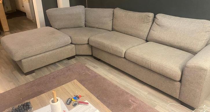 Heerlijke Plofbank, Huis en Inrichting, Banken | Complete zithoeken, Gebruikt, Stof, Ophalen