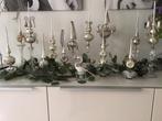 Collectie brocante zilveren kerstpieken op standaard, Ophalen, Gebruikt