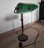 Bankierslamp, Huis en Inrichting, Lampen | Tafellampen, Ophalen, 50 tot 75 cm, Rustiek, Zo goed als nieuw