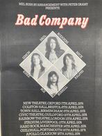 Paginagrote A3 advertentie BAD COMPANY Bad Company tour, Ophalen of Verzenden