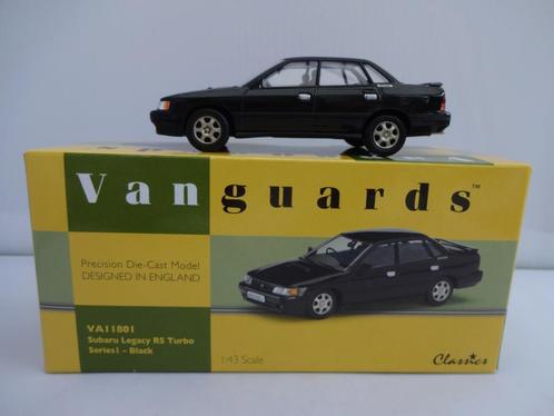 Subaru Legacy RS Turbo zwart VA11801 van VANGUARDS 1/43, Hobby en Vrije tijd, Modelauto's | 1:43, Nieuw, Auto, Vanguards, Ophalen of Verzenden