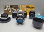 Nikkormat FT N met 3 lenzen, Audio, Tv en Foto, Fotocamera's Analoog, Ophalen of Verzenden, Gebruikt, Spiegelreflex, Nikon
