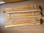 3x IKEA Houten Jaloezieën 80x100cm, Gebruikt, Hout naturel, 100 tot 150 cm, Beige