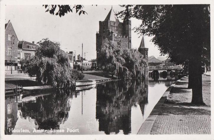 haarlem amsterdamse poort, Verzamelen, Ansichtkaarten | Nederland, Noord-Holland, Voor 1920, Ophalen of Verzenden
