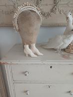 Victoriaanse laarsjes, brocante kerst hangers,knooplaarsjes, Ophalen of Verzenden