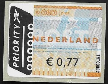 Wincor Nixdorf automaatzegel € 0,77P TNT2 Nijmegen, type 2. beschikbaar voor biedingen