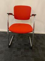 10 Ahrend buisframe stoelen, Huis en Inrichting, Stoelen, Ophalen, Gebruikt, Rood, Vijf, Zes of meer stoelen