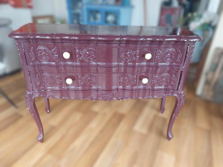 Leuk Queen Ann dressoir., Huis en Inrichting, Kasten | Dressoirs, Zo goed als nieuw, 50 tot 100 cm, 25 tot 50 cm, Met lade(s)