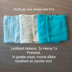 Ledikant Dekens - Hema & Prenetal - 3 stuks, Ophalen of Verzenden, Zo goed als nieuw, Minder dan 70 cm, Deken