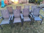 Hartman dining tuinstoelen stapelbaar 8 stuks, Ophalen, Zo goed als nieuw, Kunststof, Stapelbaar