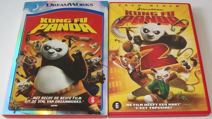 Film-Serie *** KUNG FU PANDA *** 2 stuks, Cd's en Dvd's, Dvd's | Overige Dvd's, Zo goed als nieuw, Vanaf 6 jaar, Ophalen of Verzenden