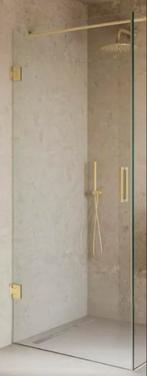 Saniclear douchedeur - modern brass - 90cm, Ophalen, Zo goed als nieuw