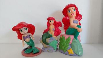 3 Disney figuren Ariel beschikbaar voor biedingen
