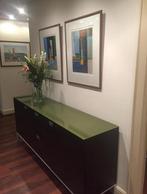 Design dressoir Italiaans ontwerp, Huis en Inrichting, Ophalen, Glas, 150 tot 200 cm, Zo goed als nieuw