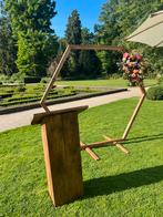 Spreekgestoelte hout, Hobby en Vrije tijd, Ophalen of Verzenden, Zo goed als nieuw, Versiering, Geboorte of Huwelijk