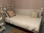 Gratis! Gaaf metalen bed 90x200 landelijk brocante, Huis en Inrichting, Slaapkamer | Bedden, Ophalen, Gebruikt, 90 cm, Eenpersoons