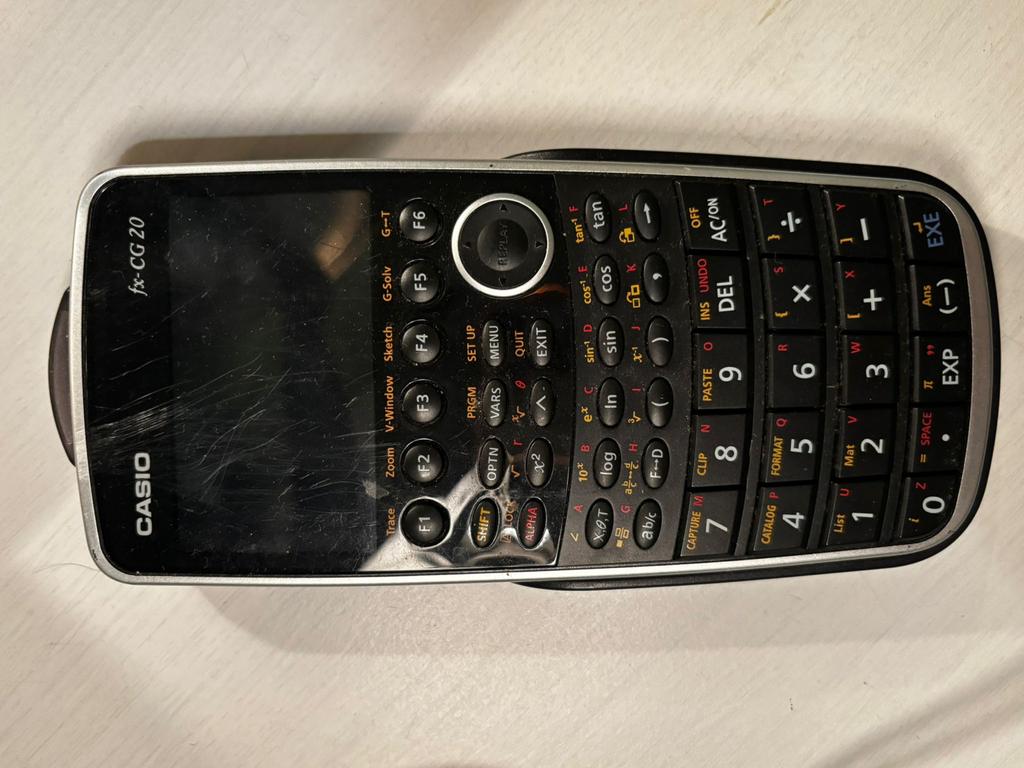 Casio fx-CG20 Grafische Rekenmachine, Ophalen of Verzenden, Gebruikt