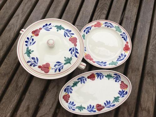 boerenbont societe ceramique en royal Spinx, Antiek en Kunst, Antiek | Servies los, Verzenden