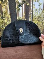 Vintage schouder tas, Ophalen of Verzenden, Zo goed als nieuw, Zwart, Schoudertasje