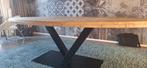 Prachtige steigerhouten tafel, Huis en Inrichting, Tafels | Eettafels, Ophalen, Gebruikt, 100 tot 150 cm, 200 cm of meer