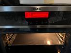 AEG km8403101 Combi Bakoven, Gebruikt, Hete lucht, Oven met grill, Inbouw