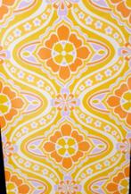 7000 Vintage retro oud barok bloemetjes behang behangpapier, Verzenden, Minder dan 10 m², Wit