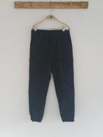H&M cargo broek zwart maat 152, Broek, Verzenden, H&M, Zo goed als nieuw