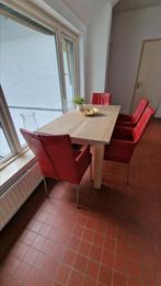 Keukentafel eetkamertafel hout, Ophalen, Zo goed als nieuw, 4 tot 6 stoelen