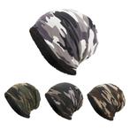 Camouflage muts (beanie leger groene army outdoor winter), Verzenden, Nieuw, Muts
