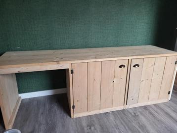 Steigerhouten Bureau - Zo Goed Als Nieuw! beschikbaar voor biedingen