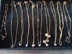 Partij kettingen 10 stuks NIEUW!!!, Sieraden, Tassen en Uiterlijk, Kettingen, Overige materialen, Verstelbaar, Nieuw, Ophalen of Verzenden
