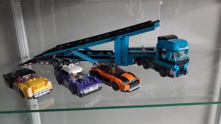 LEGO City Autotransporter met 3 Auto's, Kinderen en Baby's, Speelgoed | Duplo en Lego, Zo goed als nieuw, Lego, Complete set, Ophalen of Verzenden