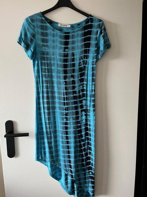 Asymmetrische Tie-Dye Jurk, Kleding | Dames, Jurken, Gedragen, Maat 36 (S), Blauw, Onder de knie, Ophalen of Verzenden