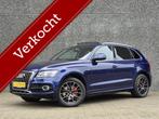 Audi Q5 3.2 FSI S-Line quattro/Camera/Led/270PK/Trekhaak/Vol, Auto's, Automaat, Gebruikt, Q5, Blauw