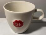 Grote mok van DE met rood logo. H.9,5 cm. Doorsn. 9 cm., Ophalen of Verzenden, Zo goed als nieuw, Gebruiksvoorwerp