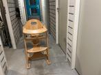 Verstelbare houten kinderstoel, Ophalen, Gebruikt, Meegroeistoel