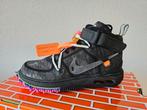 Nieuwe Nike Air Force 1 Mid x Off-White zwart, Wit, Nike x Off White, Nieuw, Ophalen of Verzenden